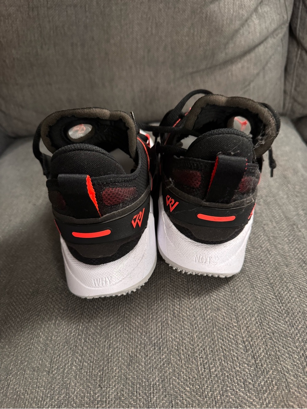 Jordan Why not 5 Men’s Black, White & Red Athletic Shoes - Picture 3 of 9
